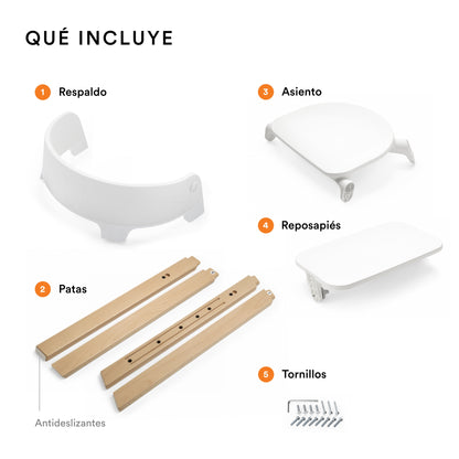 silla stokke steps Silla Steps™ - Blanco Natural