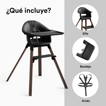 Silla Clikk™ - Black Warm Brownᵘˢ | Stokke