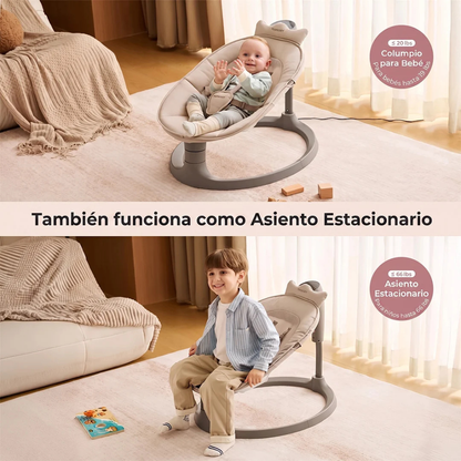 Mecedora Eléctrica 2 en 1 Columpio Convertible | MomCozy