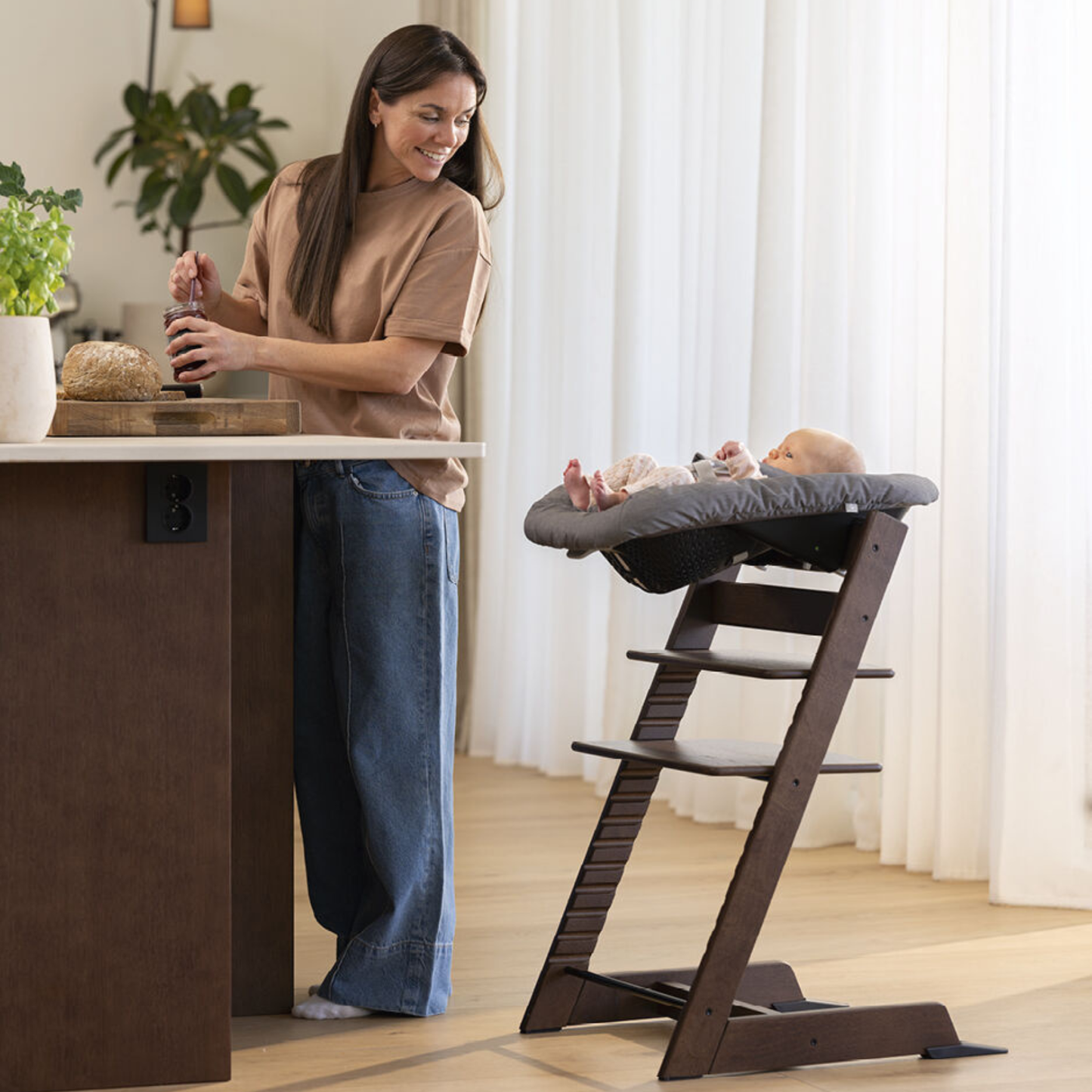 Newborn Set² para Silla Tripp Trapp® - Anthracite | Stokke