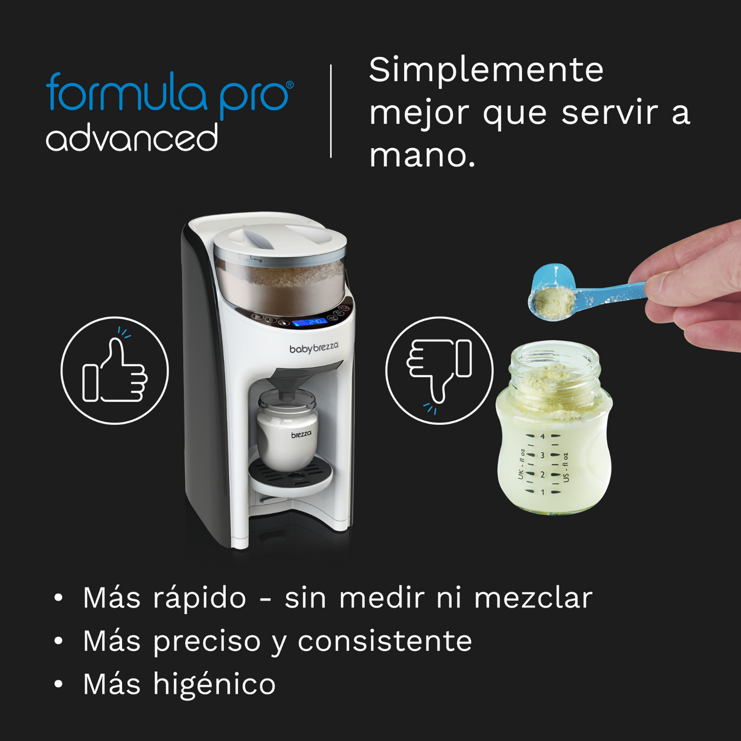 Formula Pro Advanced - Preparador de Mamaderas | Baby Brezza