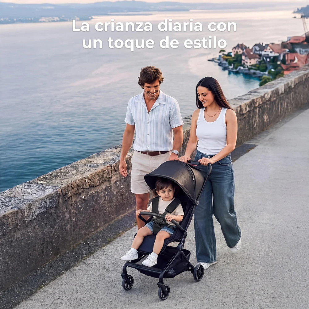 Coche de Paseo TuckGo - Black | MomCozy