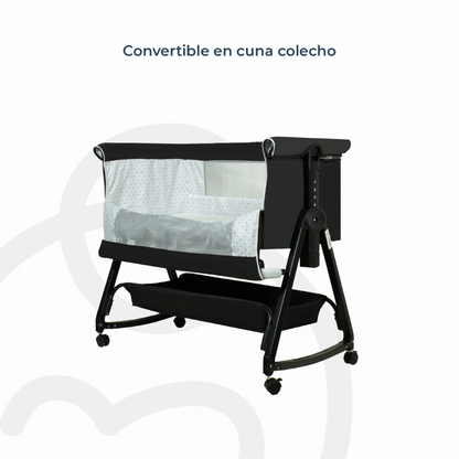 Cuna Colecho Balancin Cloud - Negro | Bebesit