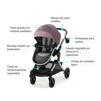 Travel System: Coche Modes™ Nest + Silla Nido SnugRide® 35 Lite Elite - Norah