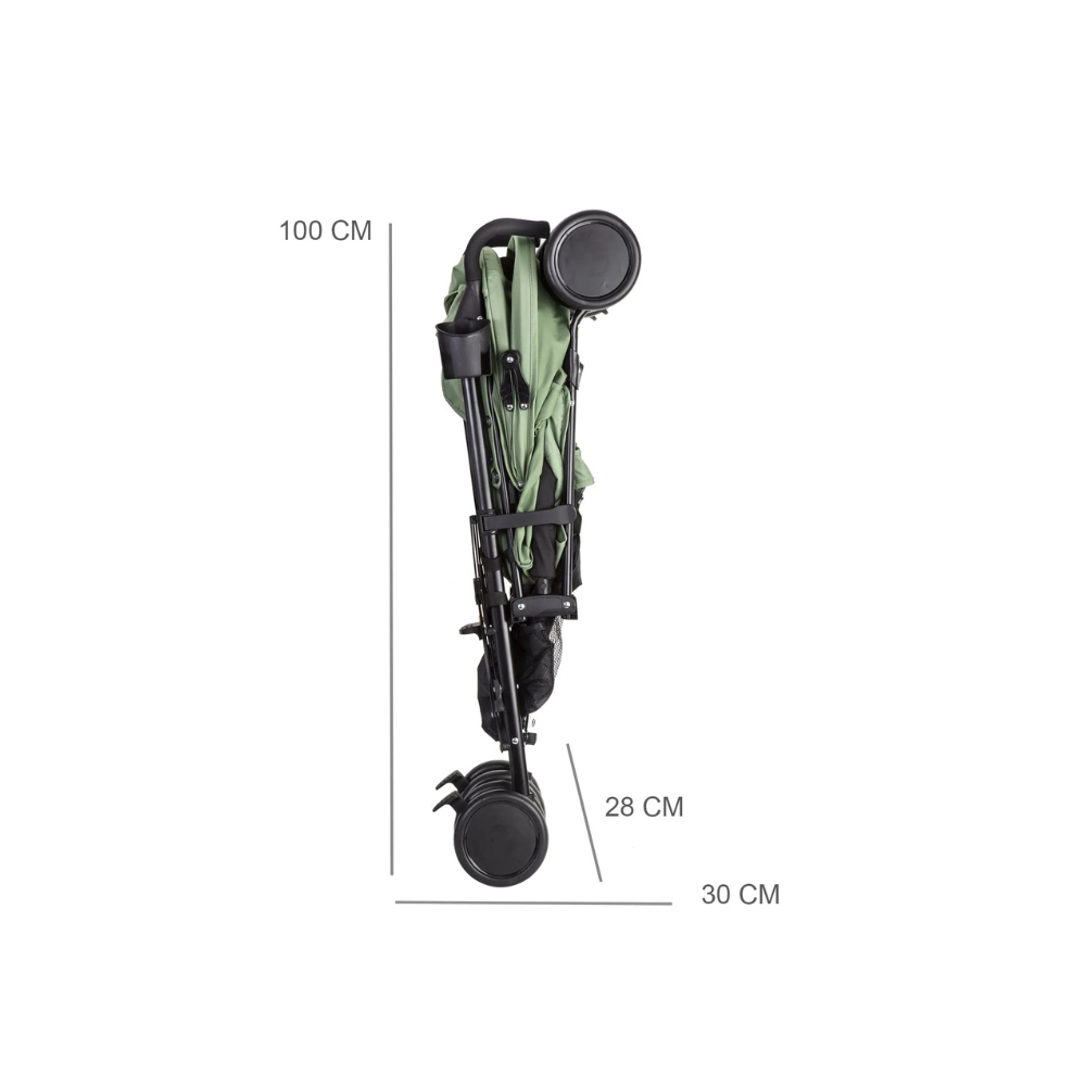 Coche Paragua Kronos - Verde | Bebesit