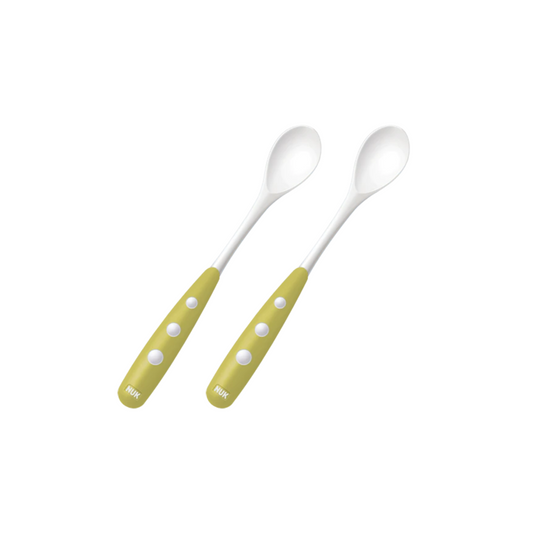 Ergonomic Baby Spoons - Set of 2 - Pistachio