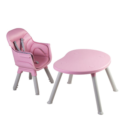 Silla de Comer Baby Desk 4 en 1 - Rosado | Bebesit