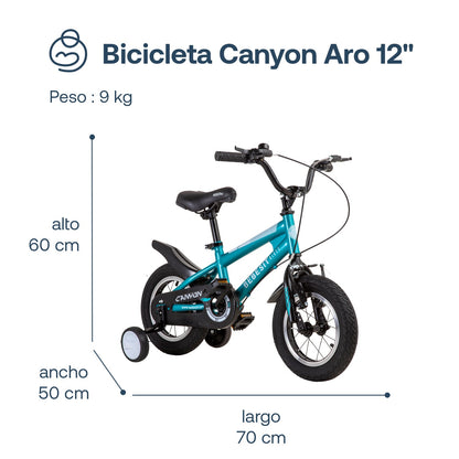 Bicicleta Infantil Canyon - Verde | Bebesit