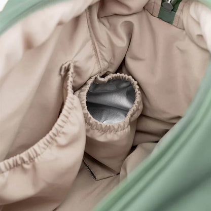 Bolso Maternal Acolchado con Mudador Portátil - Verde | Done by deer