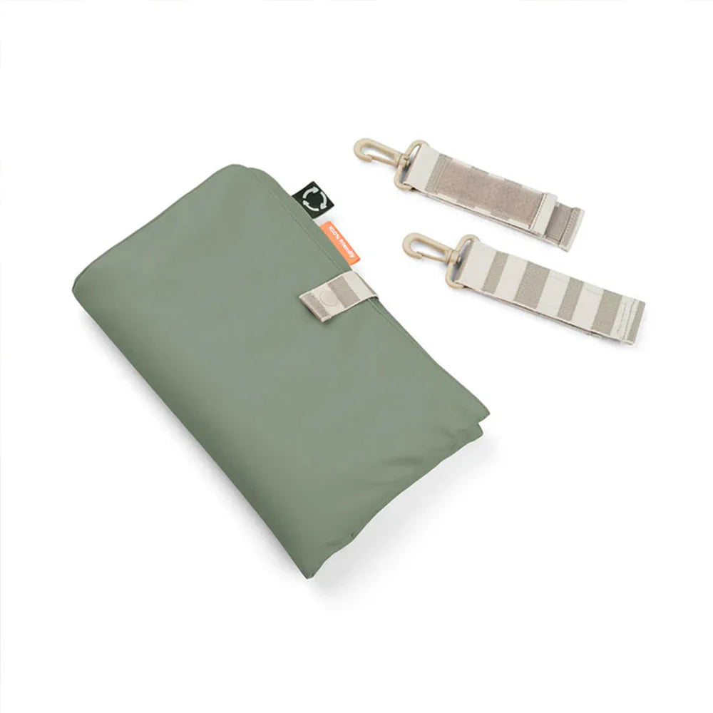 Bolso Maternal Acolchado con Mudador Portátil - Verde | Done by deer