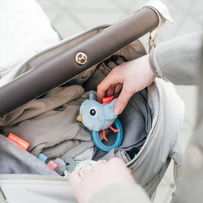 Bolso Maternal Acolchado con Mudador Portátil - Arena | Done by deer