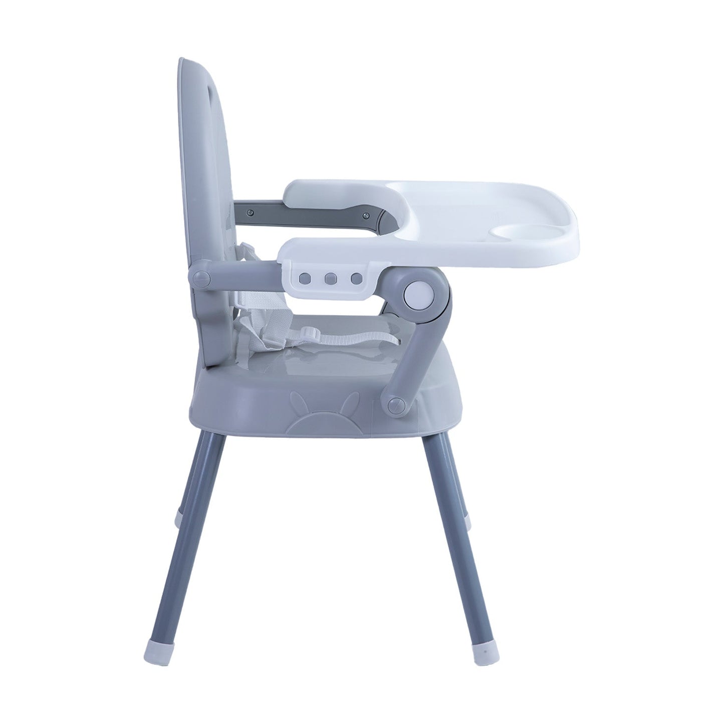 Silla de Comer Plegable Portátil Bebé y Niño Fold - Gris | Bebesit