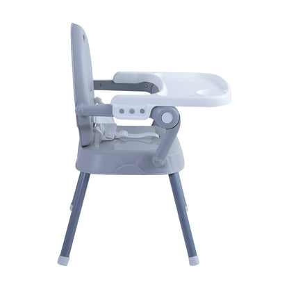 Silla de Comer Plegable Portátil Bebé y Niño Fold - Gris | Bebesit