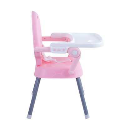 Silla de Comer Plegable Portátil Bebé y Niño Fold - Rosa | Bebesit