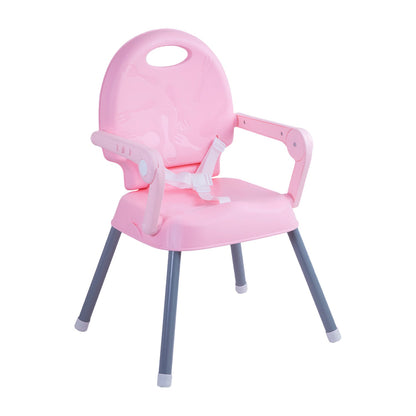 Silla de Comer Plegable Portátil Bebé y Niño Fold - Rosa | Bebesit