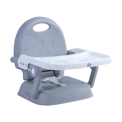 Silla de Comer Plegable Portátil Bebé y Niño Fold - Gris | Bebesit