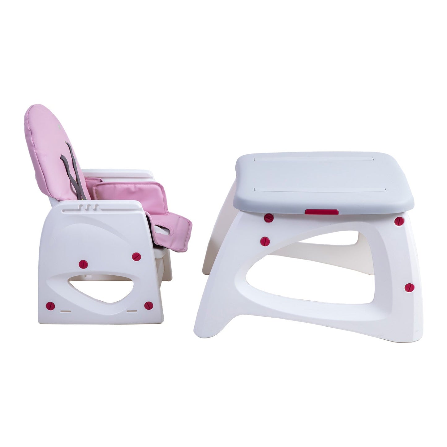 Silla de Comer Escritorio Balancín Eat&Swing - Rosa | Bebesit