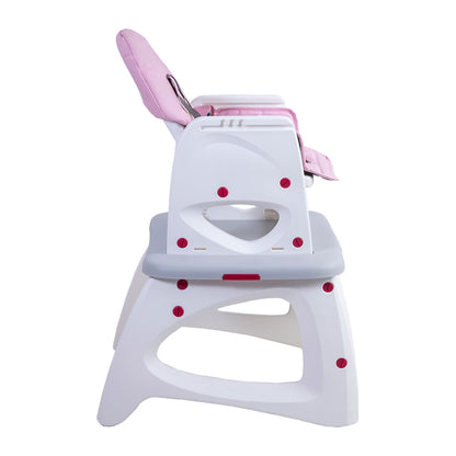Silla de Comer Escritorio Balancín Eat&Swing - Rosa | Bebesit