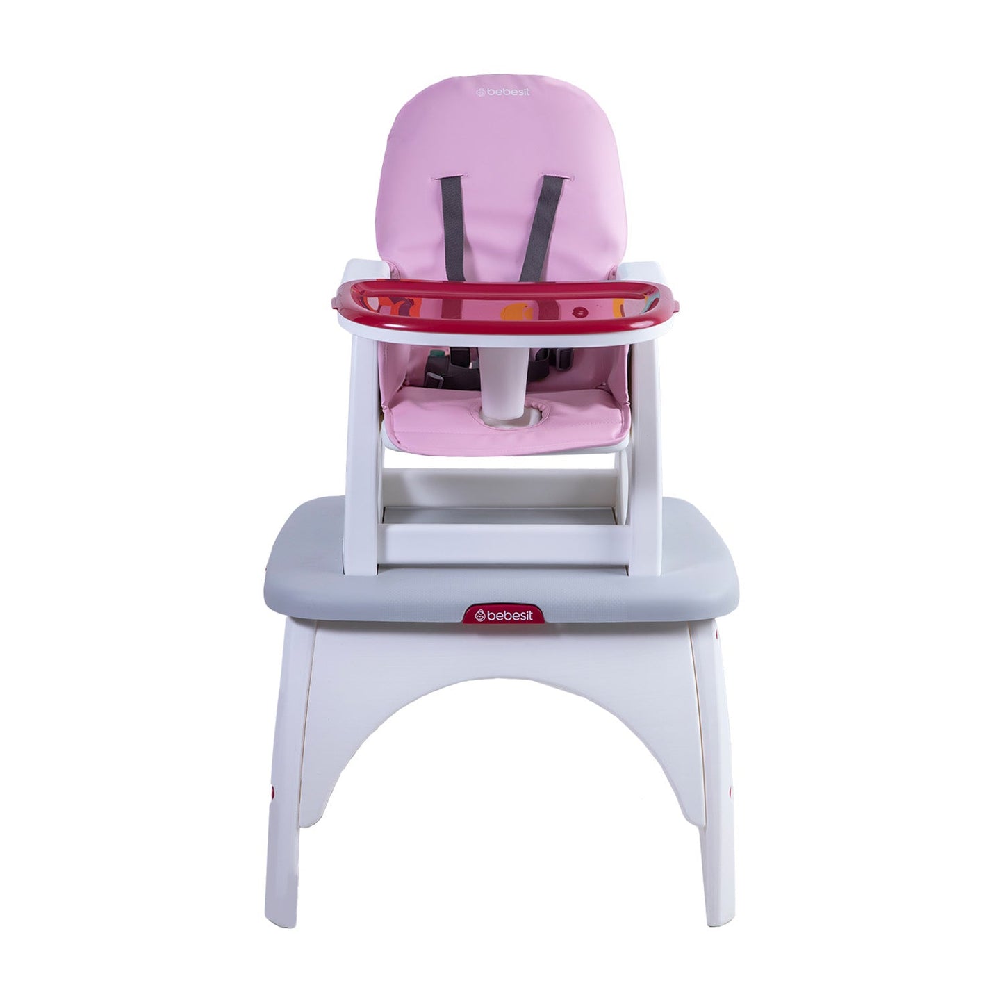 Silla de Comer Escritorio Balancín Eat&Swing - Rosa | Bebesit