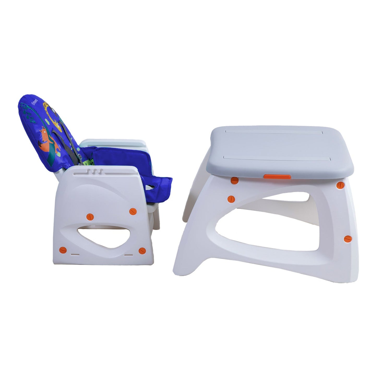 Silla de Comer Escritorio Balancín Eat&Swing - Azul | Bebesit