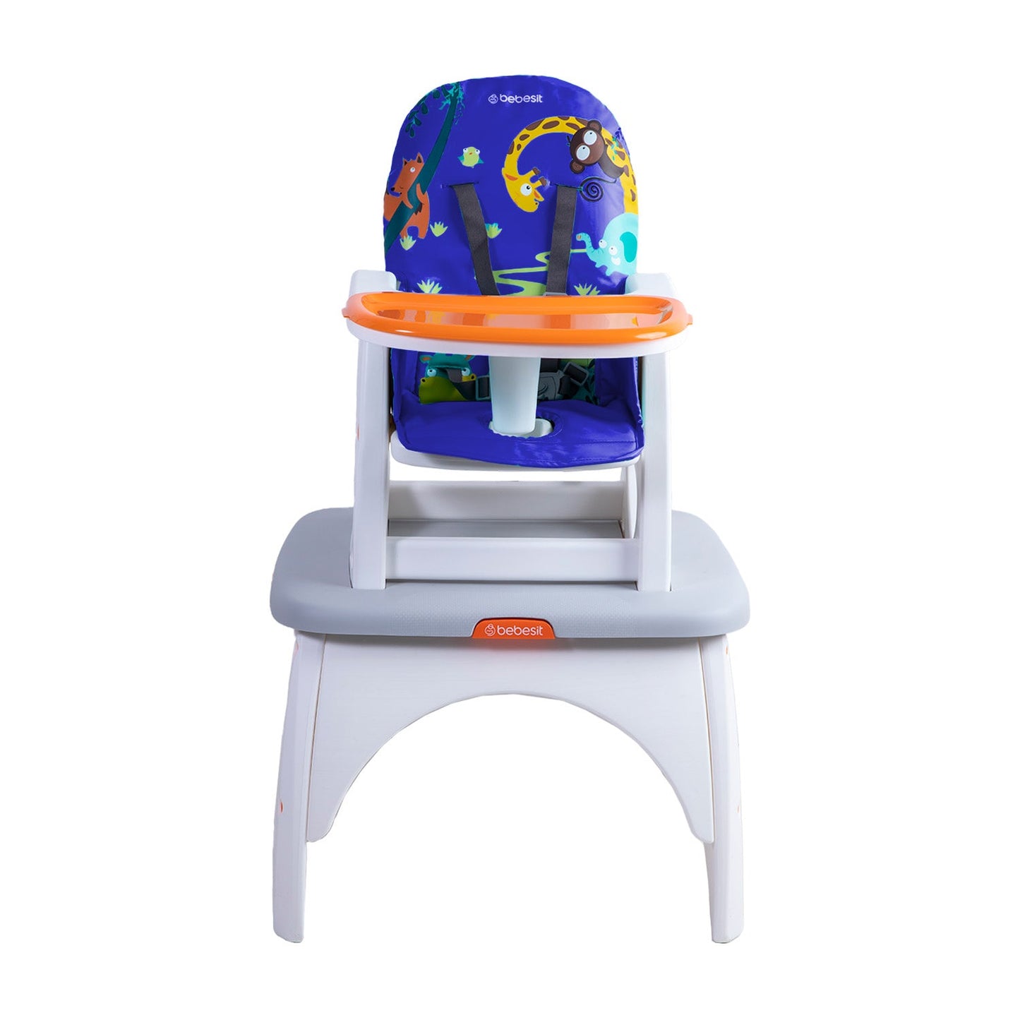 Silla de Comer Escritorio Balancín Eat&Swing - Azul | Bebesit