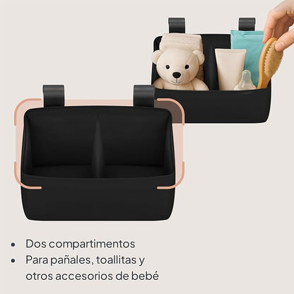 Organizador de Pañales Sidepocket - Black | Lionelo