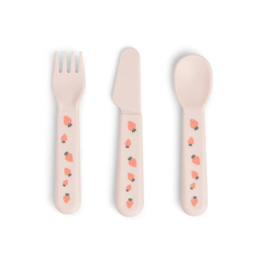 Set Foodie de Cubiertos Tiny Farm - Rosa | Done by deer