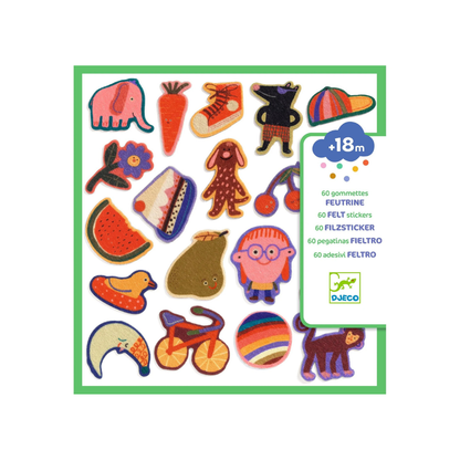 Stickers de Fieltro - ¡Las loquillas! | Djeco
