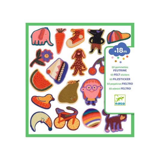 Stickers de Fieltro - ¡Las loquillas! | Djeco