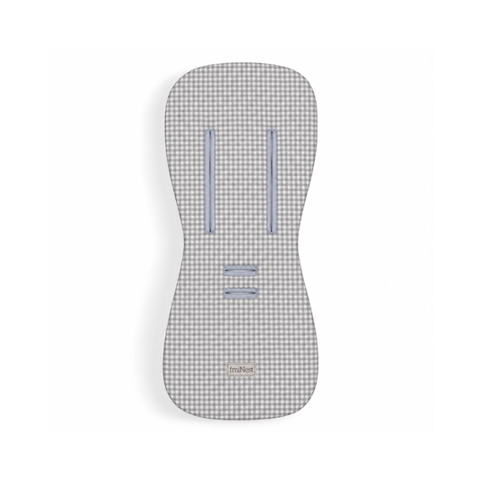 Protector Coche - Mini Vichy Gris | miNest