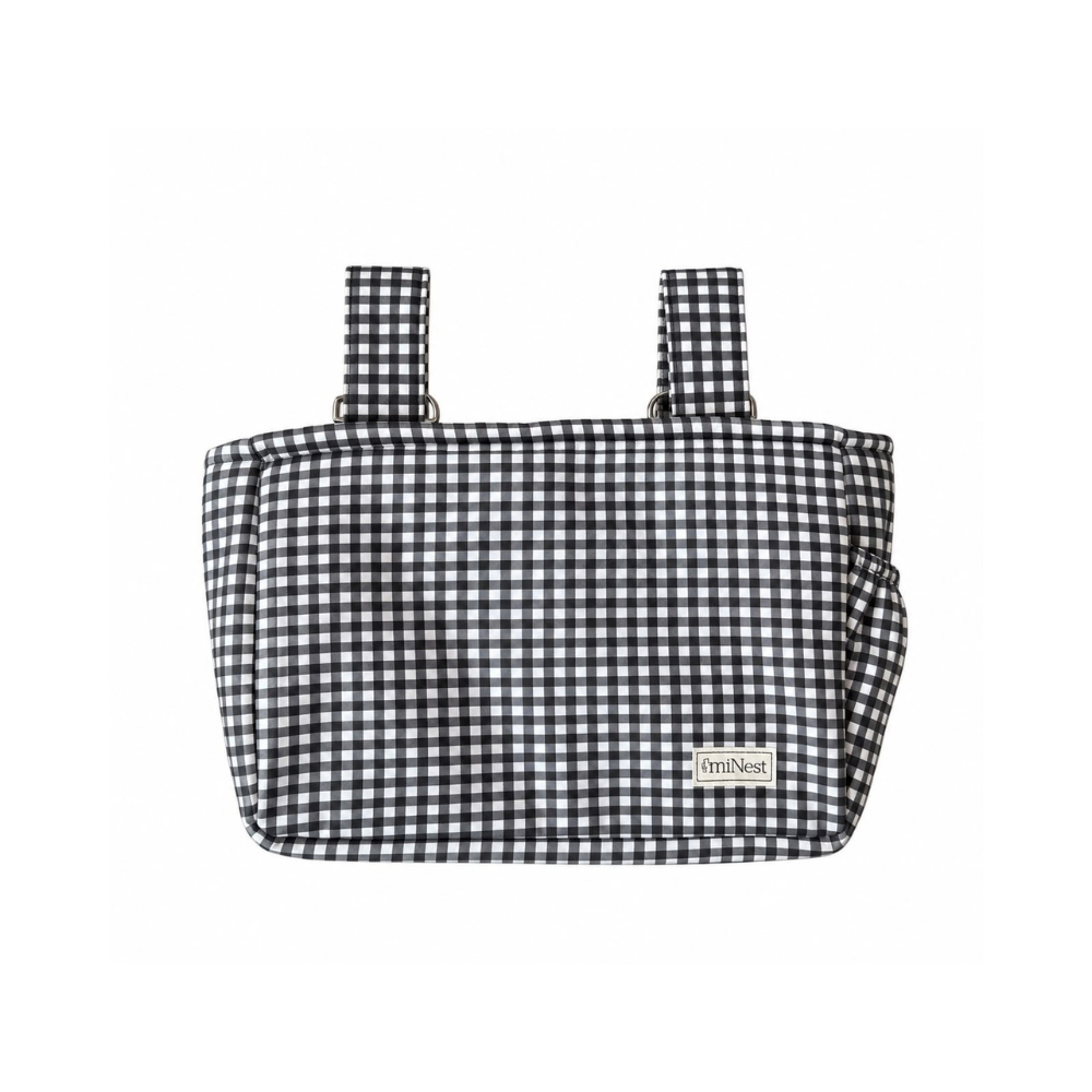 Bolso Organizador - Mini Vichy Negro | miNest