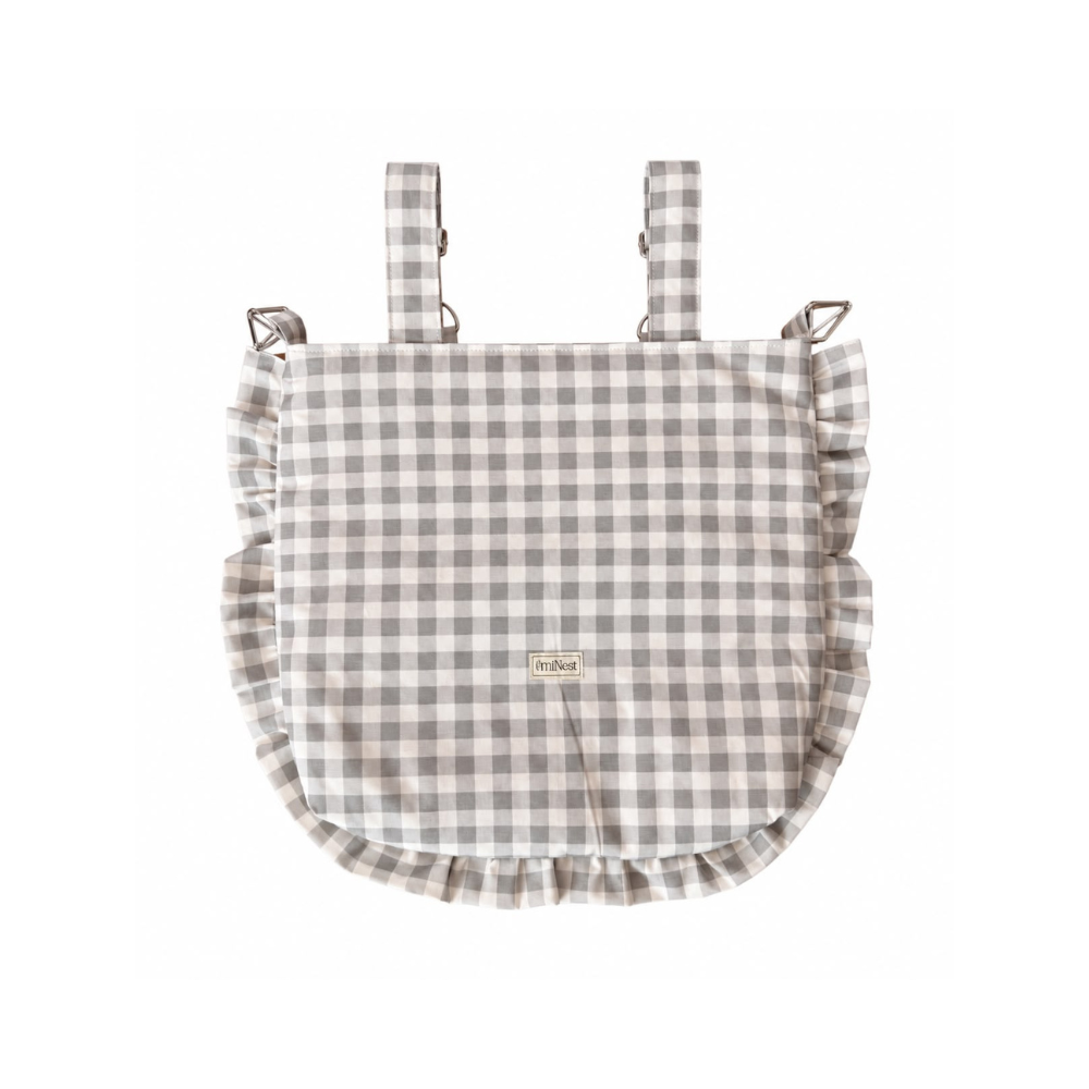 Bolso Volante - Vichy Gris | miNest