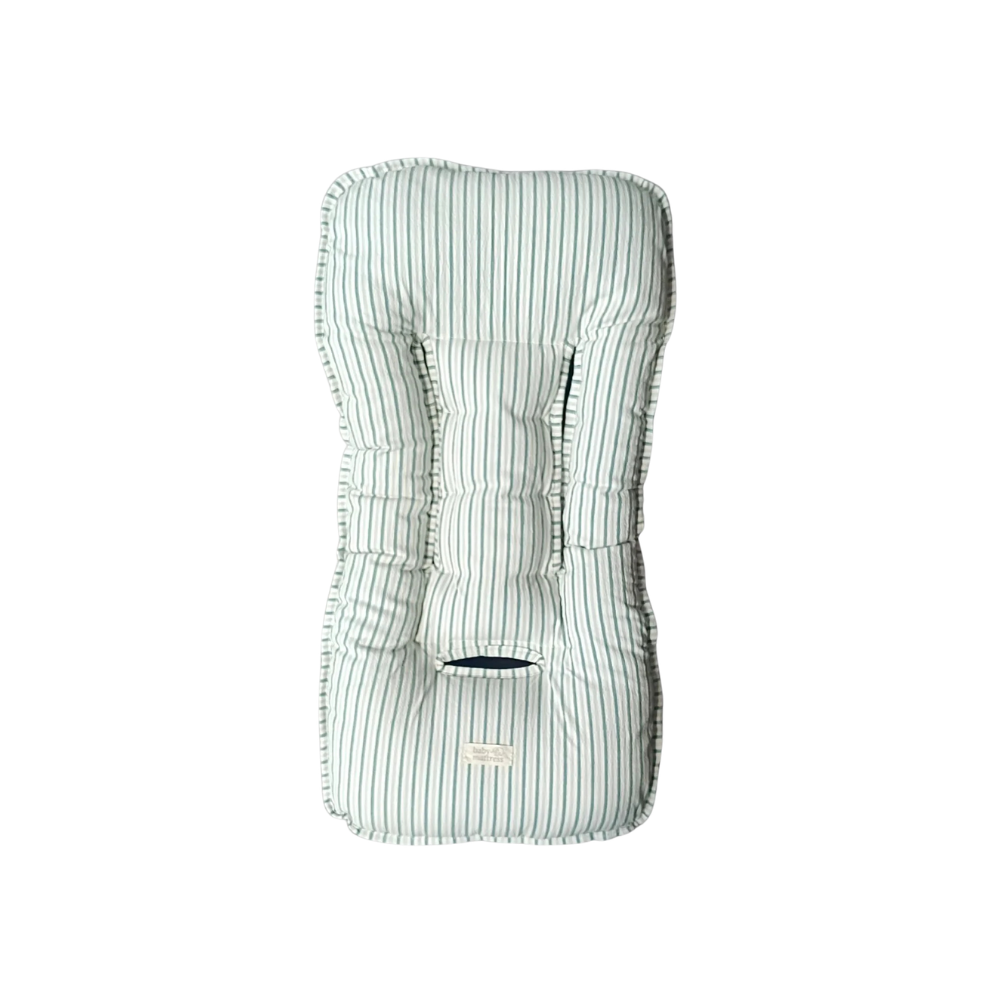 Cojín para Coche - Menta Rayas | Baby Mattress