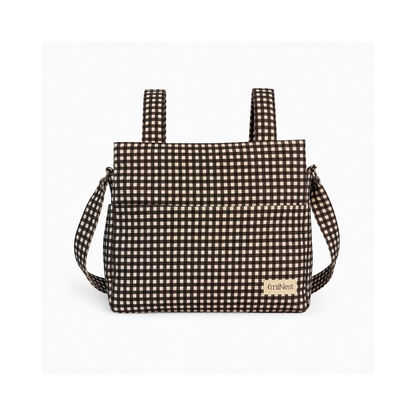 Bolso Clásico -  Mini Vichy Negro| miNest