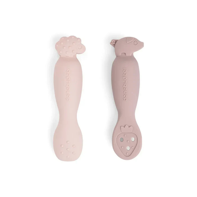 Juego de Cucharas de Aprendizaje Tiny Farm - Rosa | Done by deer