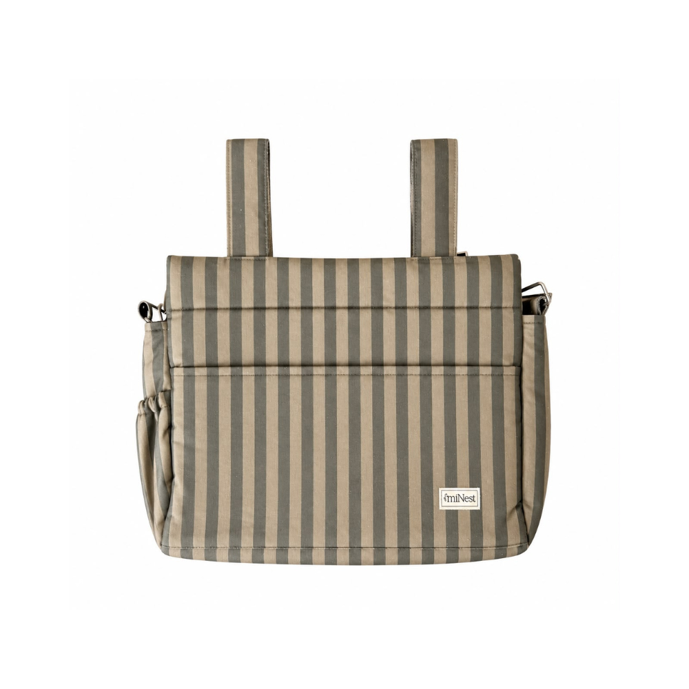 Bolso Clásico -  Rayas Verdes| miNest