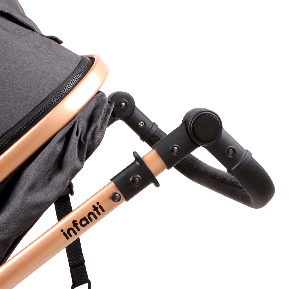 Coches Travel System Romanzo X1-D - Black | Infant