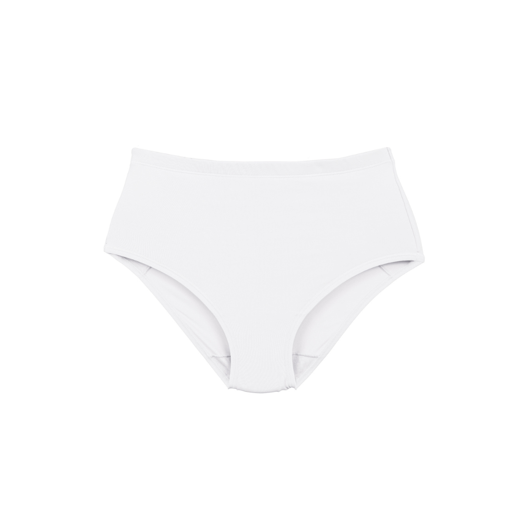 Microfiber Postpartum Panties - White