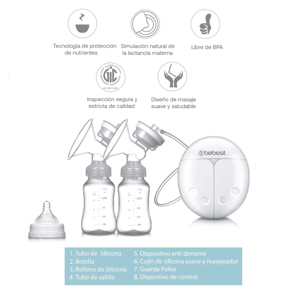 Extractor de Leche Eléctrico Advance Natural Care | Bebesit