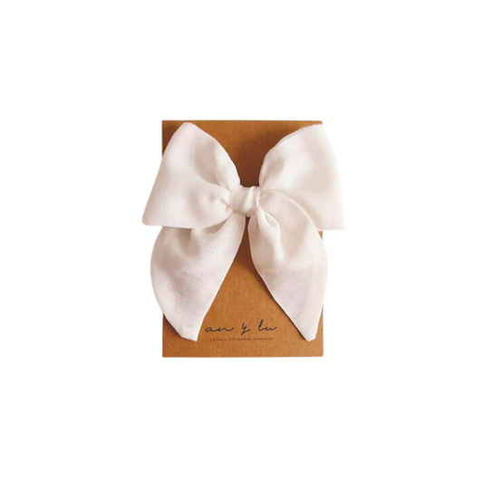 Sofy Large Bow - White