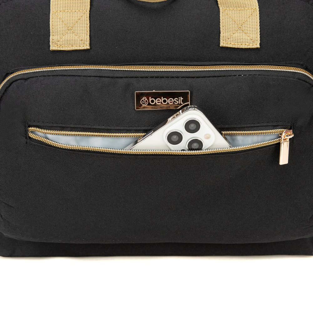 Bolso Maternal Premium - Black Gold | Bebesit