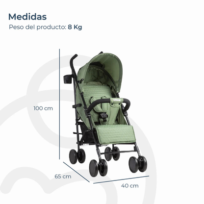 Coche Paragua Kronos - Verde | Bebesit