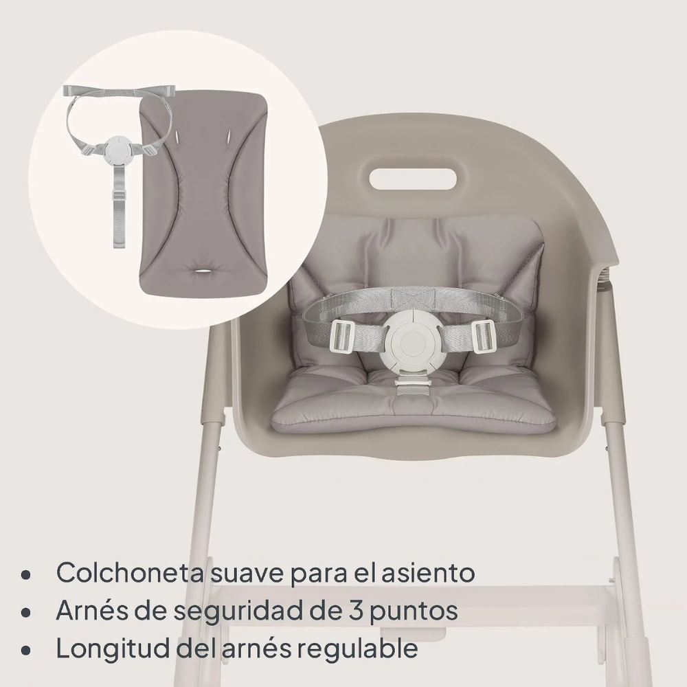 Silla de Comer Beny - Beige Taupe | Lionelo