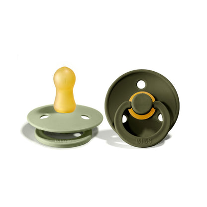 Pack de 2 Chupetes - Sage & Hunter Green | BIBS