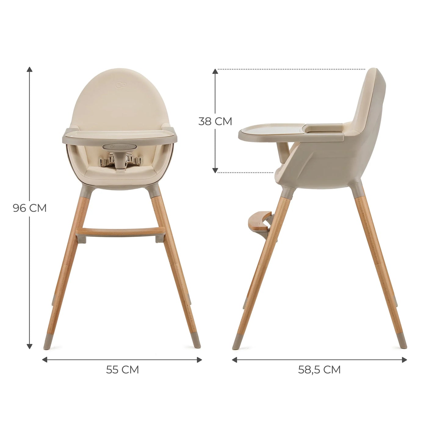 Silla de Comer Fini 2 - Beige