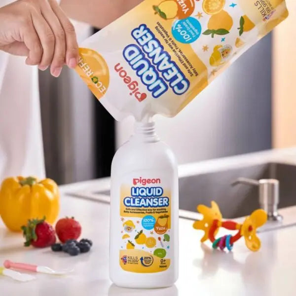 Recarga Limpiador de Mamaderas YUZU - 650 ml | Pigeon
