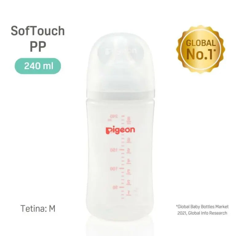 Mamadera Softouch Boca Ancha - PP | Pigeon