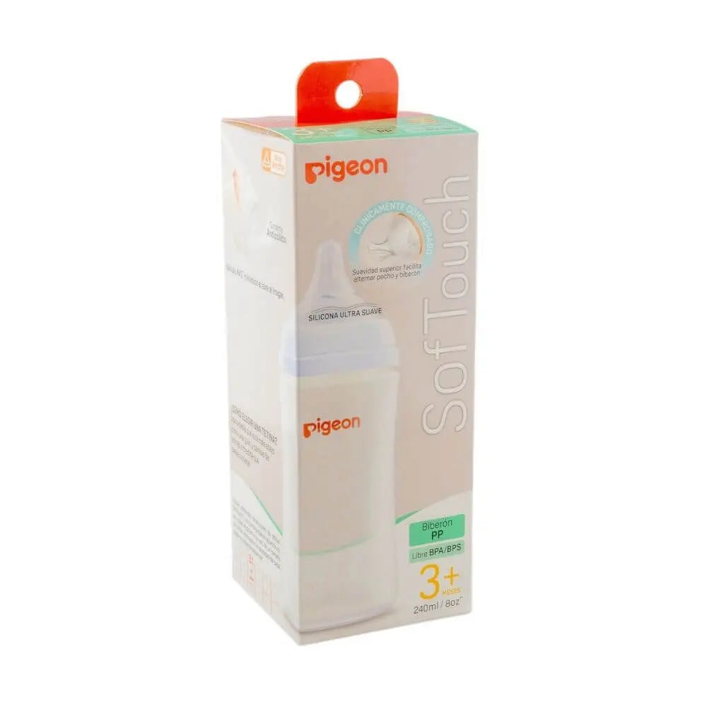 Mamadera Softouch Boca Ancha - PP | Pigeon