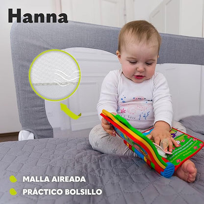 Baranda para Cama Hannah - Grey Melange | Lionelo