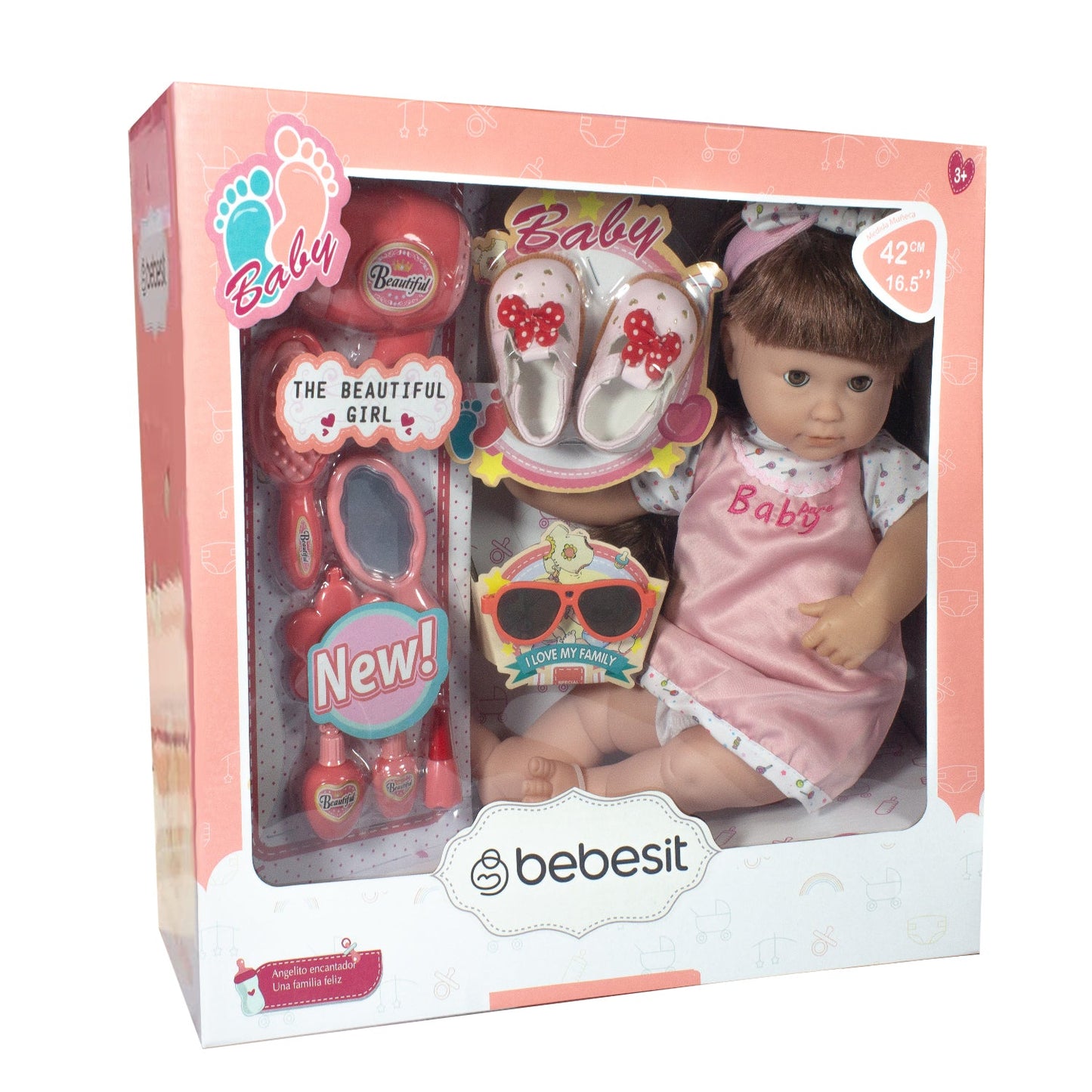 Muñeca Bebé 42 cm con Accesorios - Lily | Bebesit – Mamás Mateas